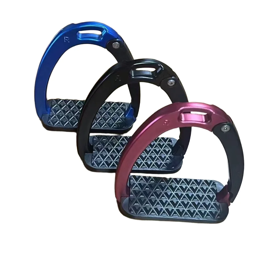 ركاب حصان آمن من الألومنيوم، مقاس 12.5 سم لركوب الفروسية #1