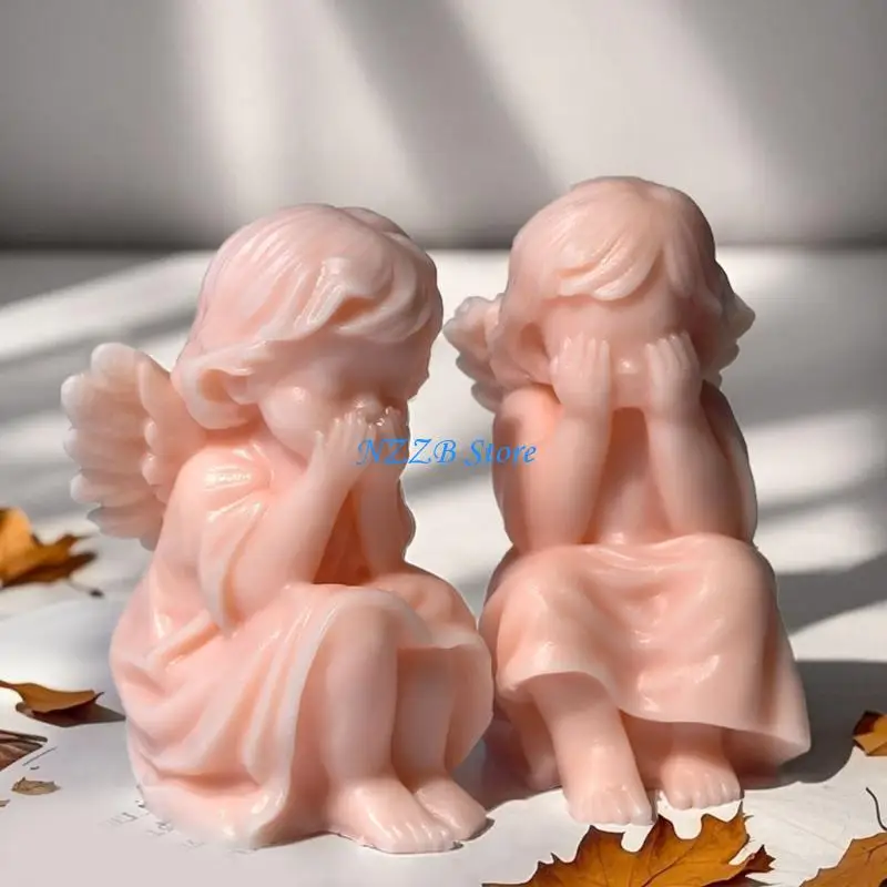 

T21F Silicone Angel Mold for DIY Projects High Temperature Resistant Mould