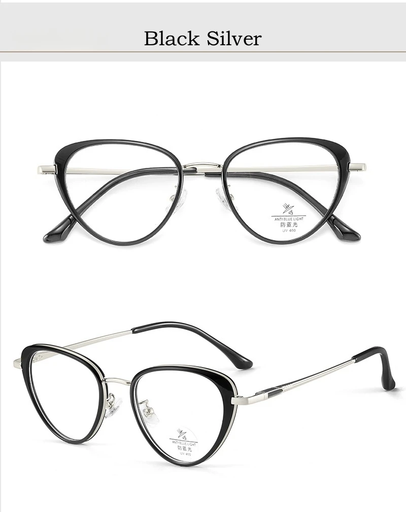 YIMARUILI Neue 2026 Trendige Legierung TR90 Brillengestell Retro Ultraleichte Optische Korrekturbrillenfassungen für Damen S11931 – Detail 16