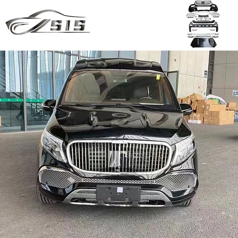 

W447 Wholesale Car Parts Auto W447 Bodykit Full Body Kit Set Upgrade Facelift For V Class W447 V260 V250 Vito Grille Bumpers