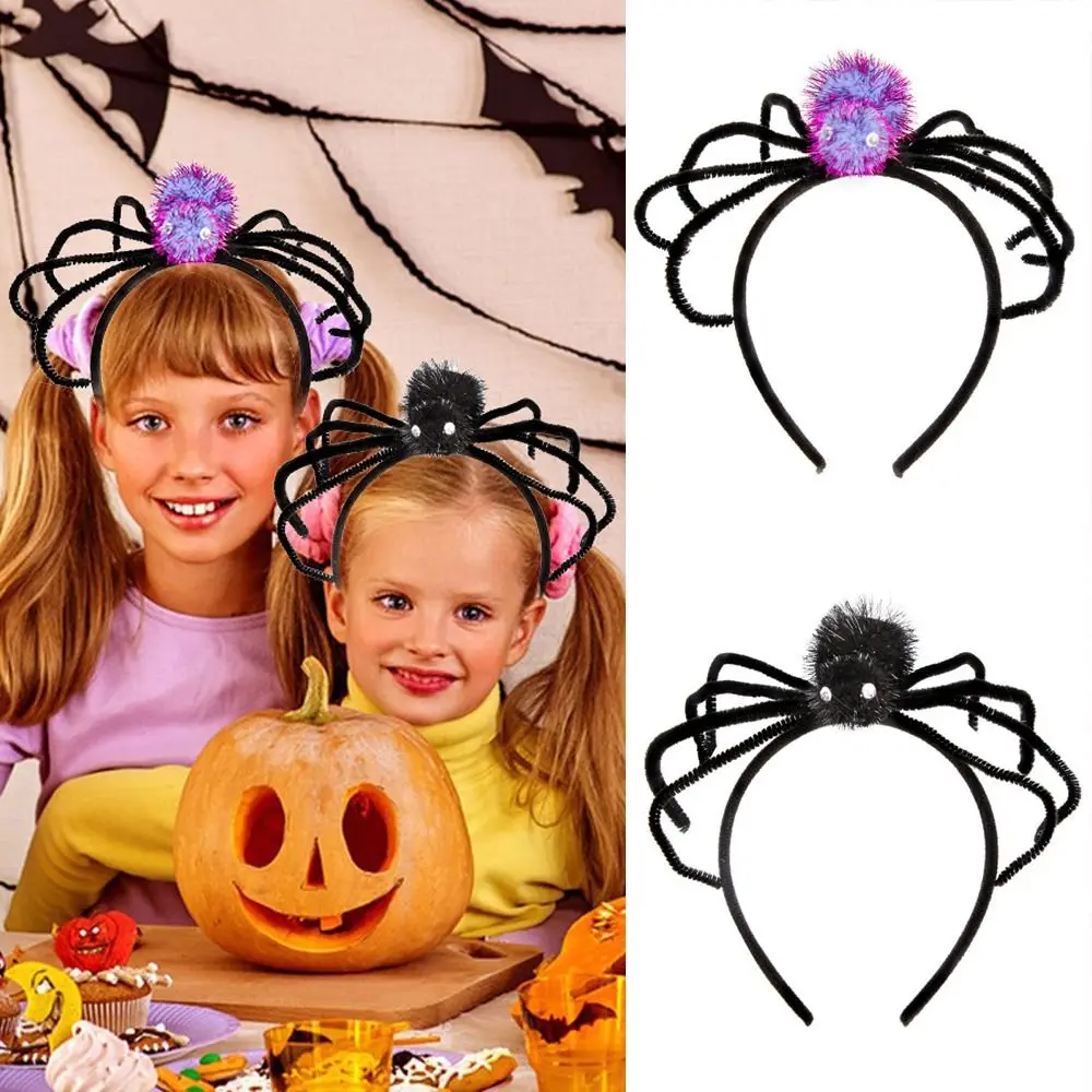 Long-legged Spider Halloween Spider Headband Headwear Non-slip Women Hair Hoop Photo Props Funny Halloween Hairbands Gift