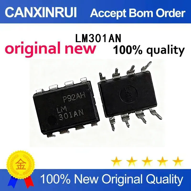 (5-100 Pieces)Brand new original LM301AN 301AN DIP-8 spot chip IC