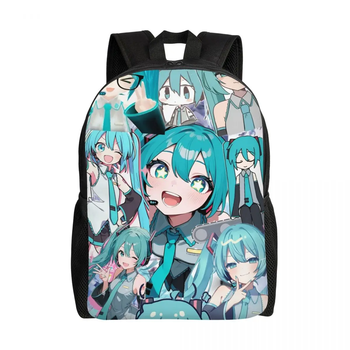 

Персонализированный популярный рюкзак H-Hatsuned M-Mikus для путешествий, мужской и женский школьный рюкзак для ноутбука, сумка для книг, студенческий рюкзак в стиле манга, повседневная сумка для колледжа