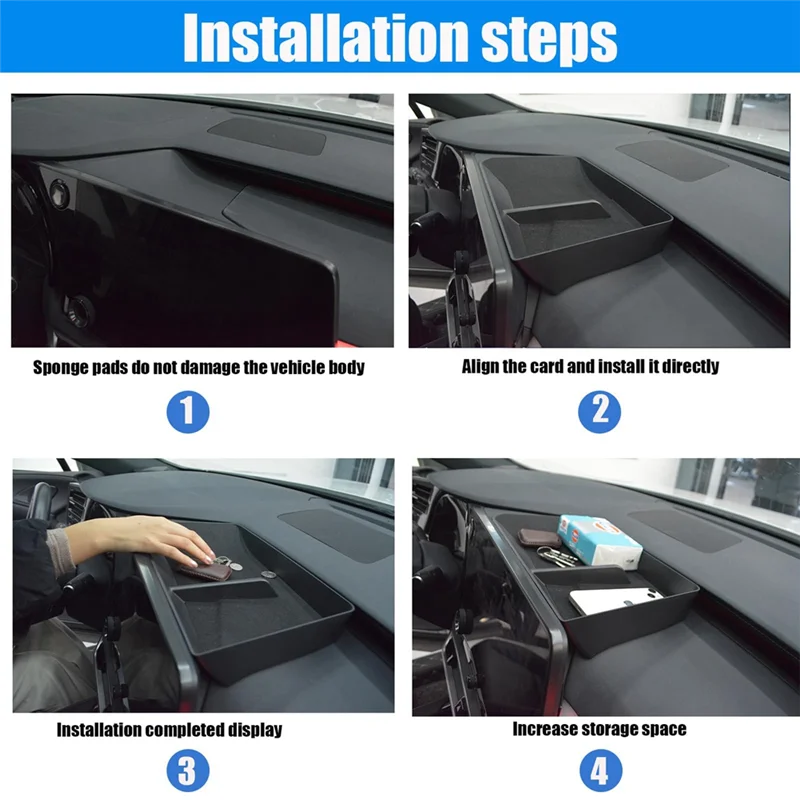 

Firmly Center Console Organizer Dashboard Storage Box Tray For Lexus RX RX350 Rx350h Rx450h Rx500h 2023 2024 Accessories