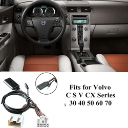 Auto Audio Receiver Module AUX Bluetooth Adapter For Volvo C30 S40 V40 V50 S60 S70 C70 V70 S80 XC90 Cable Handsfree Accessories