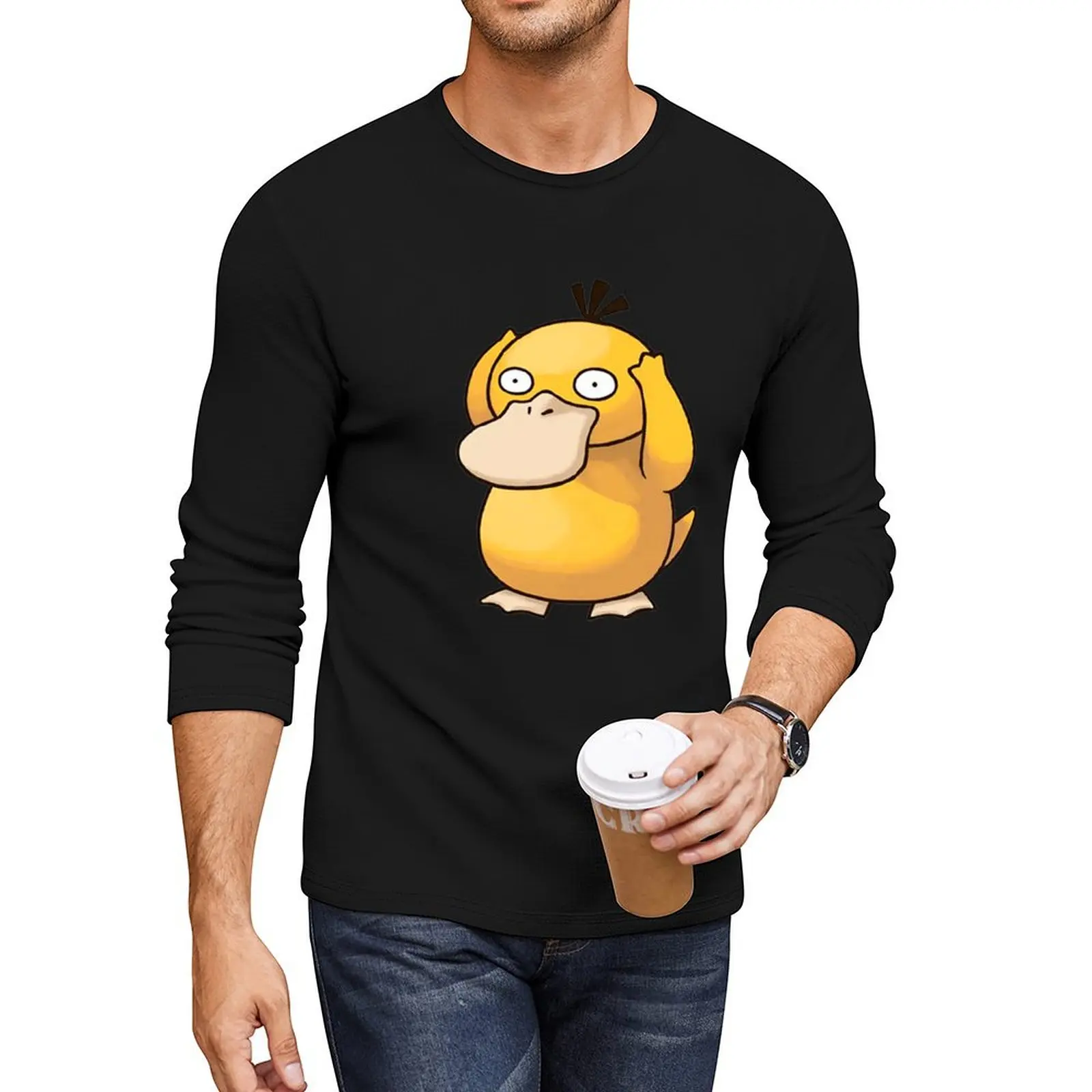 psy duck gen1 arstyle Long T-Shirt aesthetic clothes quick-drying t-shirt t shirt man clothes for men