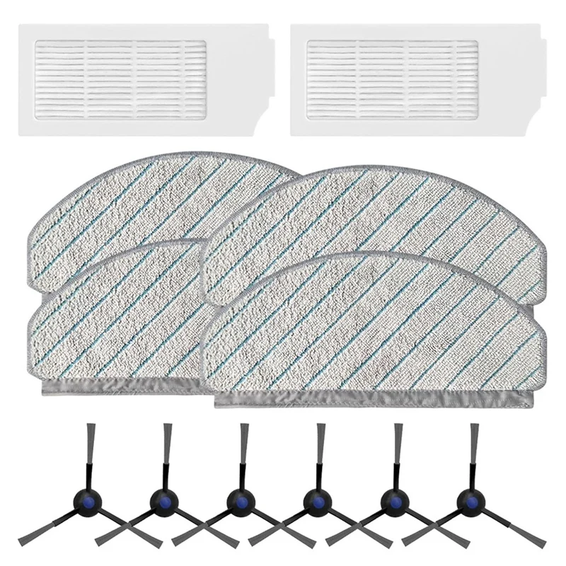 Replacement Parts Kit For ECOVACS DEEBOT N20/N20 PLUS/N20 PRO PLUS Vacuum Cleaners - Side Brushes, HEPA Filters, Wipes image 3