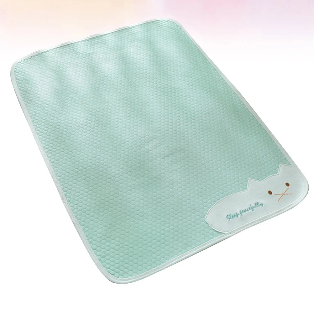 

Waterproof Diaper Mat Cat Embroidery Portable Soft Washable Baby Sleeping Cotton Bed Pad Leak Proof Breathable Diaper Pad