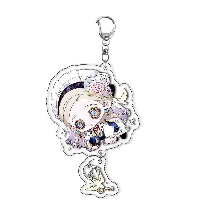 Classic Game Identity V  Acrylic Keychain Couple Cartoon Figures Key Ring Bag Pendant Jewelry Party Accessories Birthday Gifts