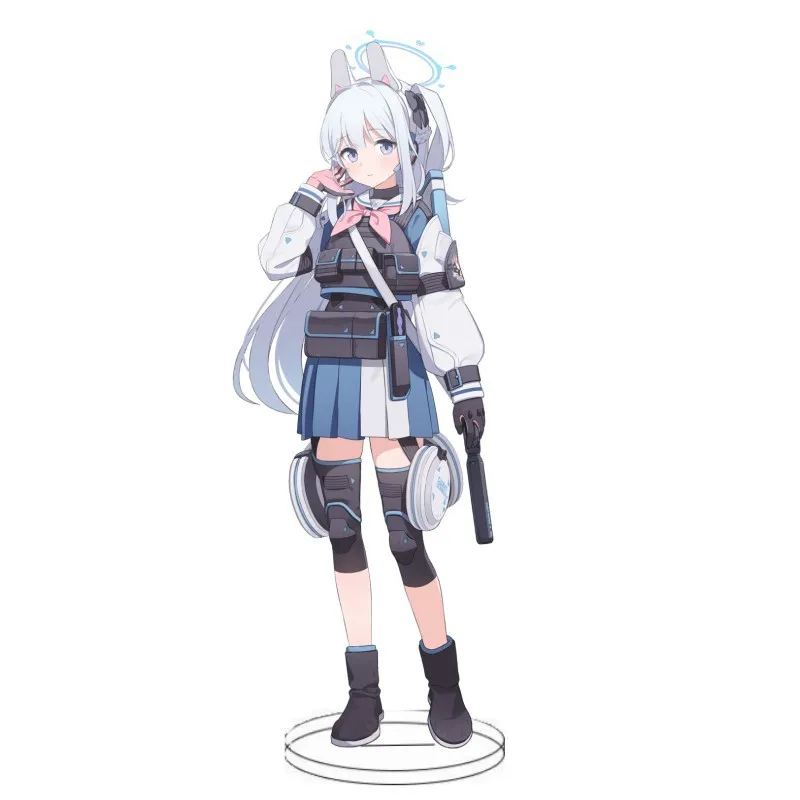 15CM Blue Archive Millennium Science School Anime Figures Cosplay Acrylic Stand Model Plate Holder Cake Topper Birthday Gift