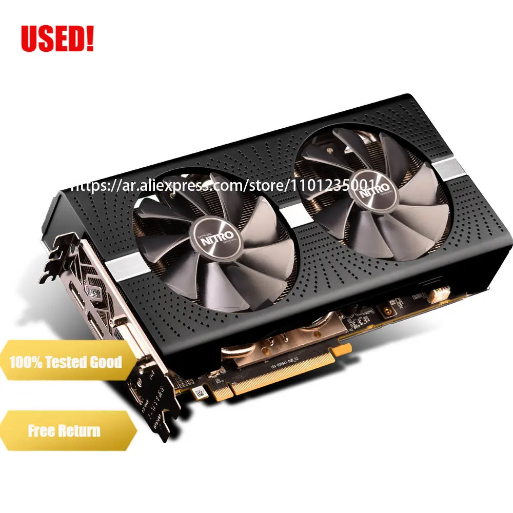 Sapphire Radeon RX580 8GB GDDR5 PCI Express x16 3.0 video gaming graphics card external graphics card