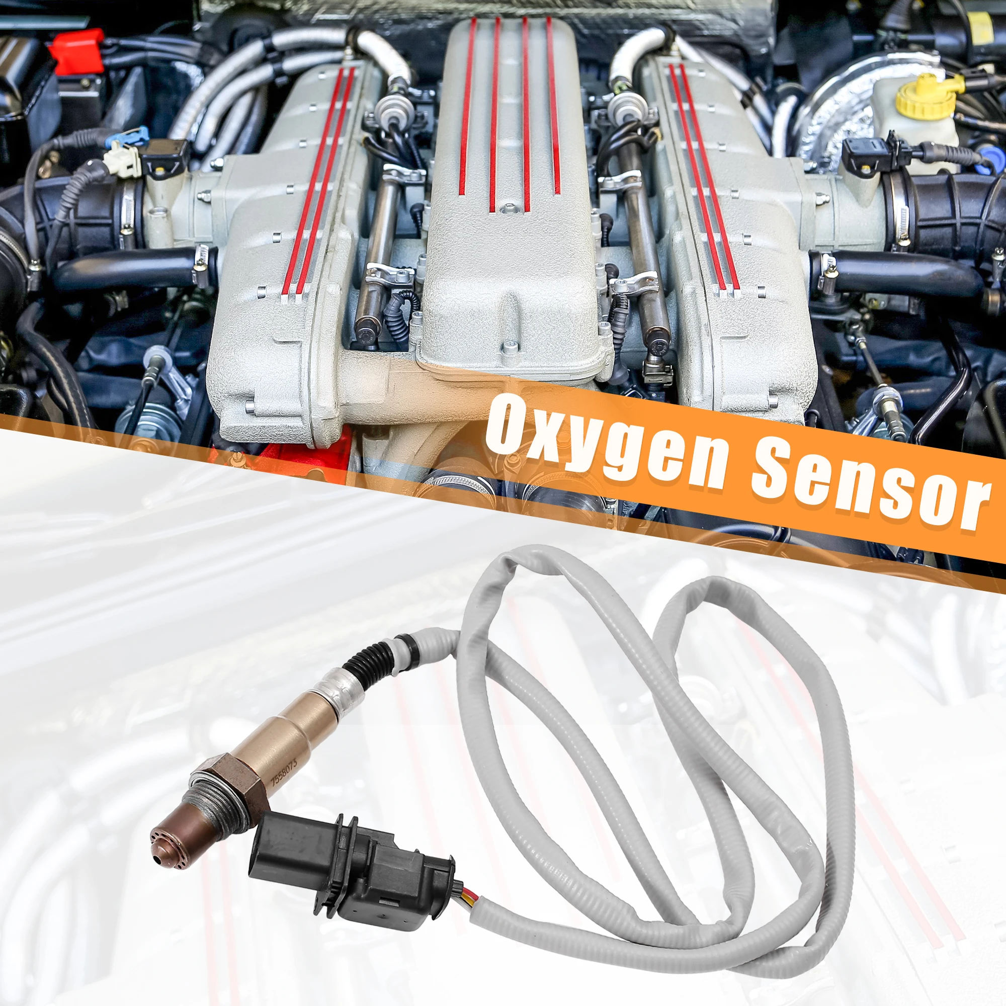 X Autohaux Auto Wideband Oxygen Sensor Exhaust Gas Air Fuel Ratio O2 Sensors Upstream 7558073/250-25046 for BMW Car Accessories