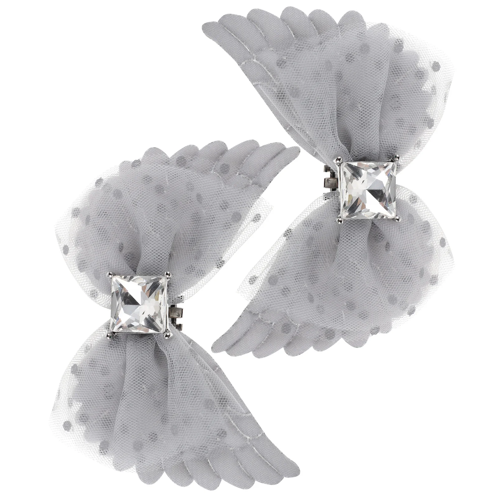 

Mesh High Heels Angel Wings Shoe Clips Elegant Detachable Bridal Decorations Retro Charm