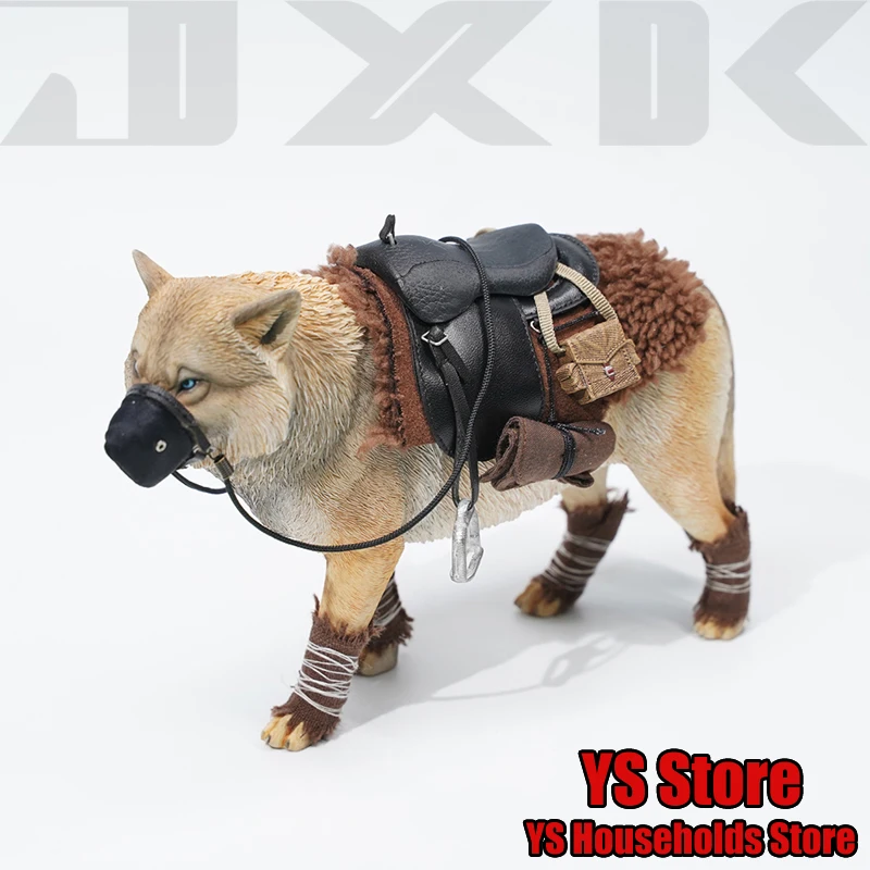 JXK166 1/6 Chinese Tibetan Wolf Simulation Model Fierce Soldier Mount Animal Scene Accessory Fit 12