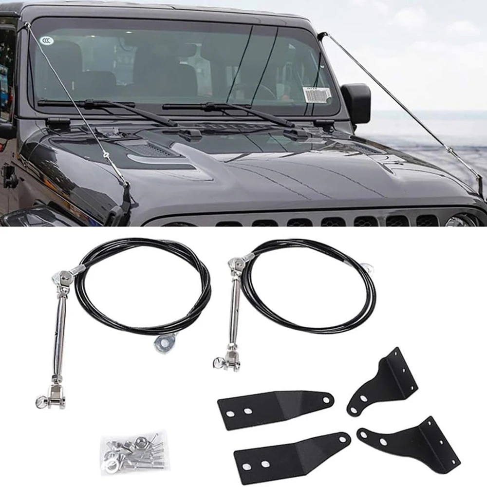 Adjustable Limb Riser Kit,Car Obstacle Rope Branch Line Limb Riser,for Jeep Wrangler TJ 1997-2006, JK 2007-2017