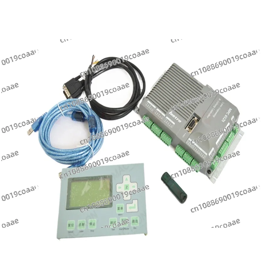 Leetro Co2 Lase Engraving Cutting Controller MPC6525A (lase Controller Mainboard+ Panel+ Dongle + Cable*2)