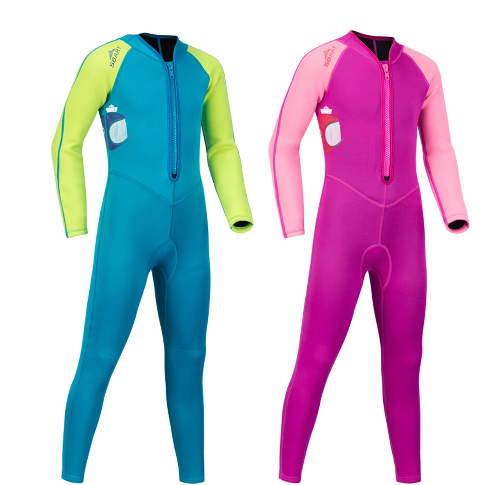 

Детские гидрокостюмы-медузы, цельный гидрокостюм с длинными рукавами для мальчиков, теплый неопреновый гидрокостюм 2,5 мм, одежда для плавания для малышей и детей