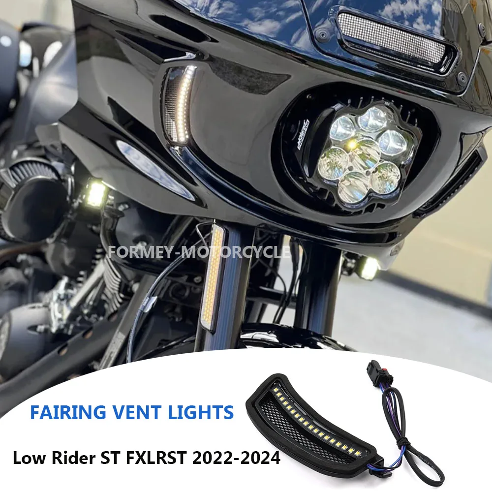 

Новинка 2022-2024, фары на вентиляционное отверстие для мотоцикла Harley Softail Low Rider ST FXLRST Low Rider El Диабло FXRST