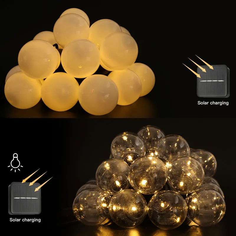 

Fairy Lights Solar Bulb Solar Led Light Outdoor Street Garland Garden Decor Led Lights Pop Year Christmas Decoration Solar Lamp