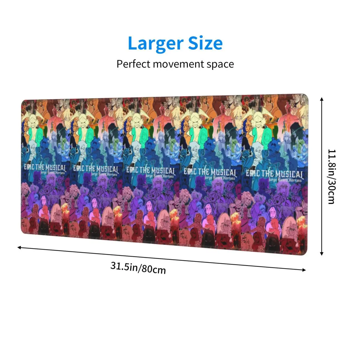 Large Mouse Pad Epic The Musical Saga Covers Gamer PC Laptop Mats Keyboard Carpet Computer Gaming Office Accessories Desk Mat