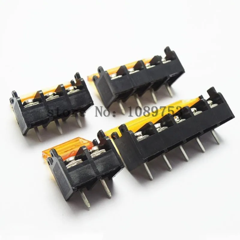 5 szt. HB-9500 2P-10P 9,5 mm złącze listwy zaciskowej barierowej z osłoną do montażu na PCB