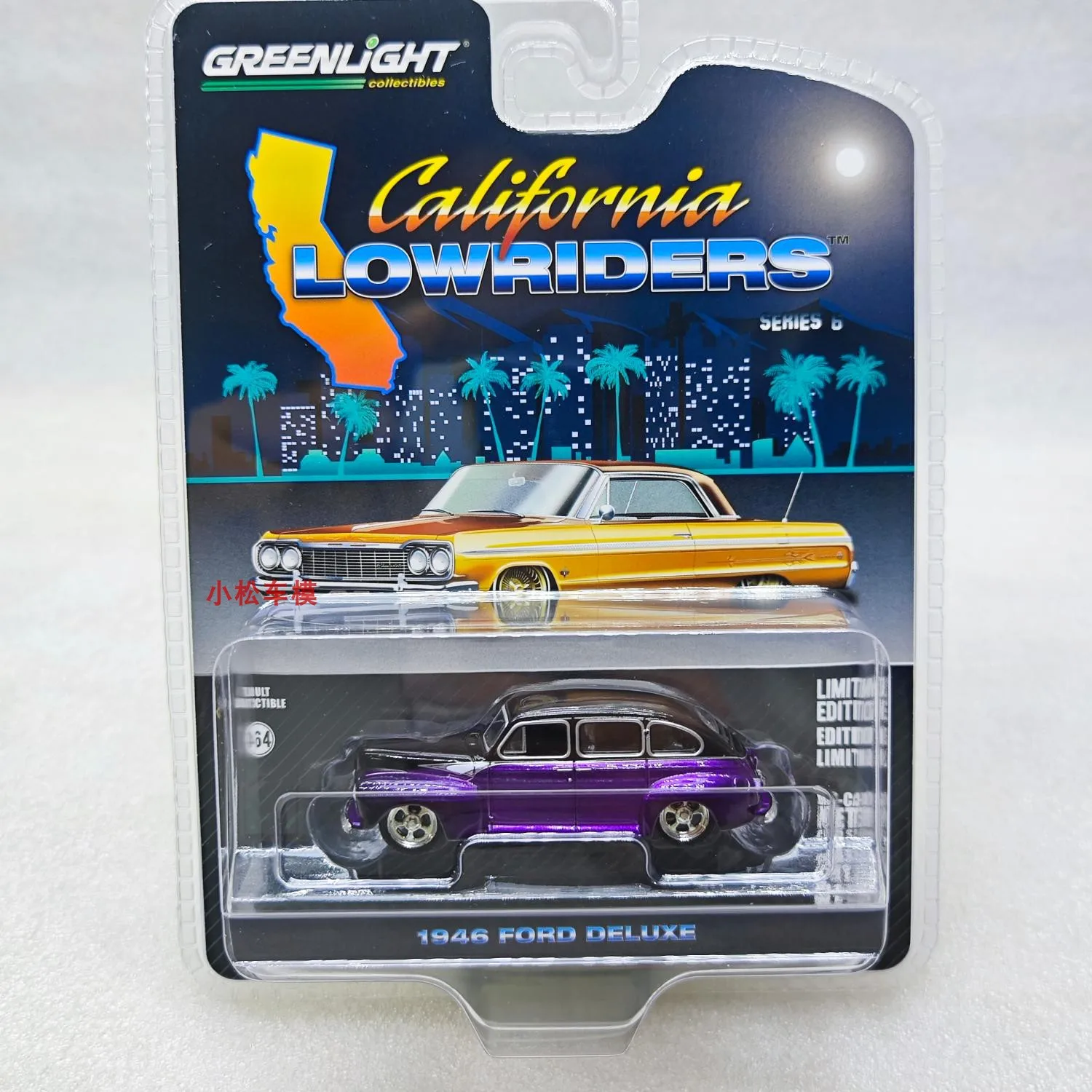 

GreenLight 1:64Ford Deluxe High Simulation литой автомобиль из металлического сплава, мини-модель автомобиля, детские игрушки, фестиваль, коллекционные предметы