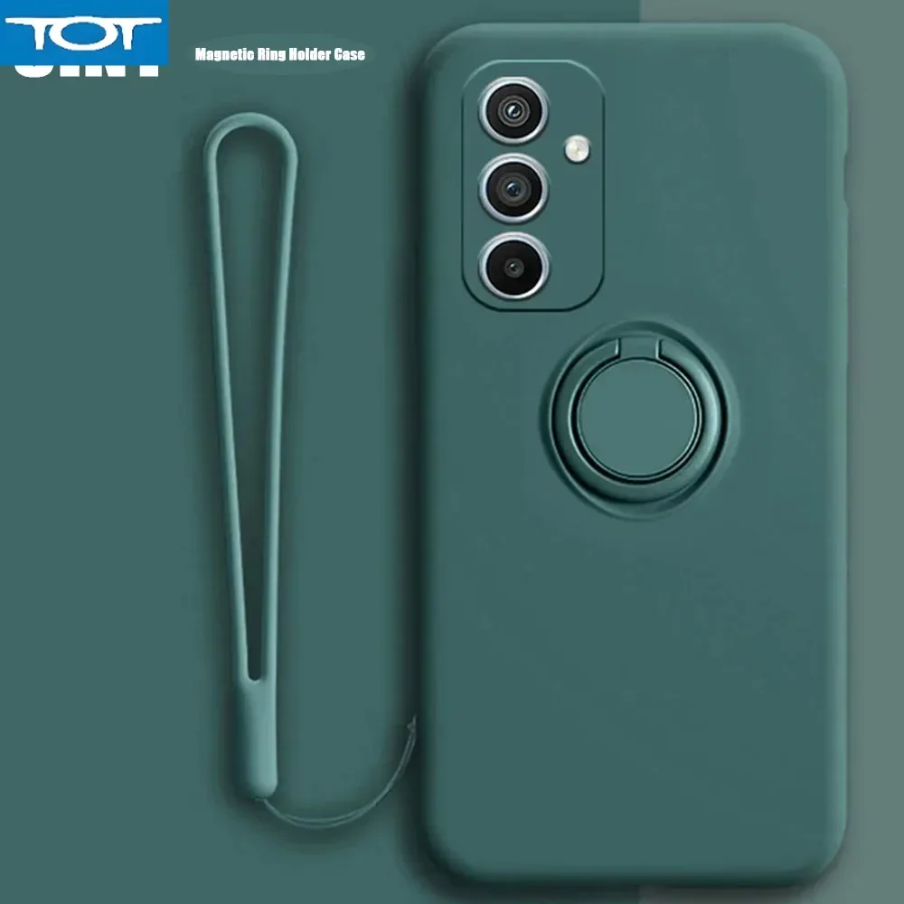 

Магнитный чехол для Samsung Galaxy A54 A55 5G Ring Holder Phone Cover на Galaxy A34 A53 A52 A33 A14 A13 A32 A73 A72 A71 A51 A31