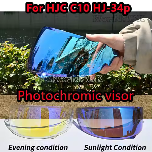 Visor Lens for HJC HJ-34 PMotorcycle Helmet for C10 Replace Anti-UV Anti-Scratch Dustproof Wind Shield Motorcycle Accessories - Image 13