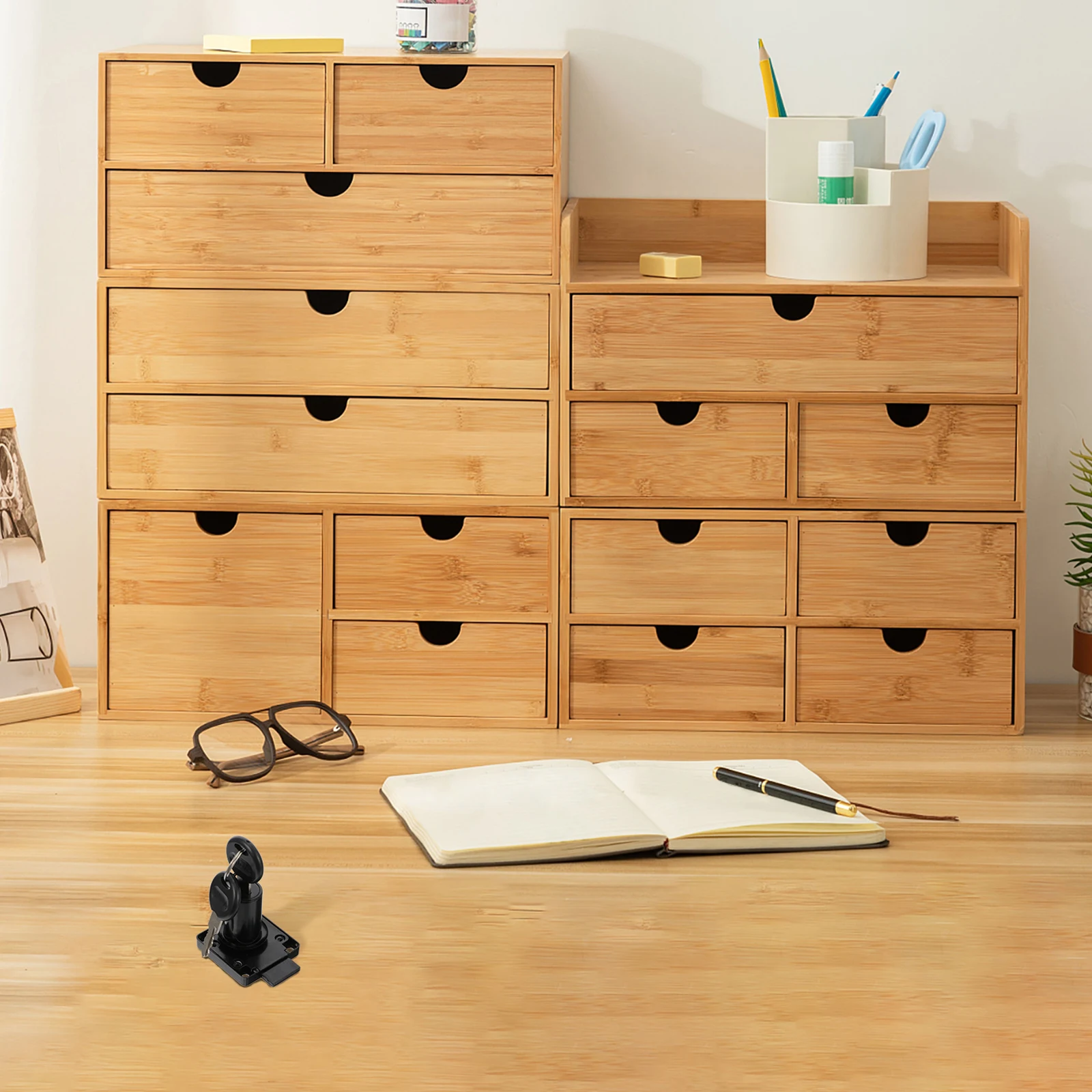 1 Set Security Drawer Locks Letter Box Locks Cupboard Lock Desk Lock Mailbox Lock