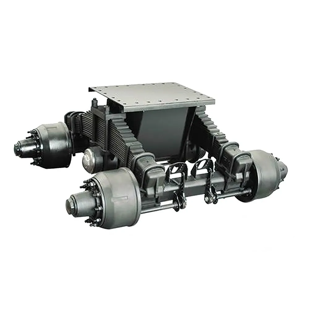 32T New Bogie Suspension with 2 BPW Axle 16T Semi Trailer Axle Trailerparts & Accessories