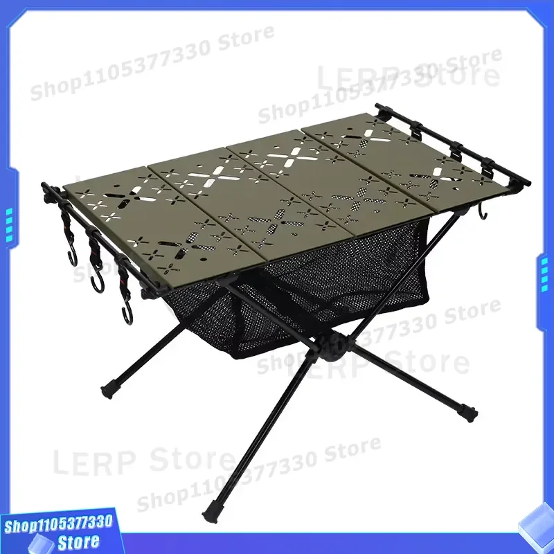 Portable Aluminum Folding Camping Table Lightweight Rust Proof Surface for Outdoor Garden Travel Picnic Compact Design Rust