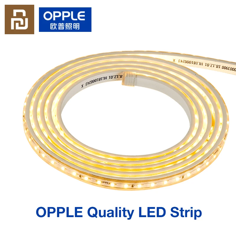 Xiaomi Youpin OPPLE LED Strip Light Smart Atmosphere Lamp Ceiling Decoration Patch Super Bright lamp 220V With power kit