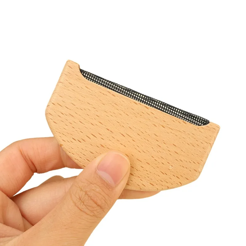 1/5pc Wooden Epilator Sweater Clothes Shaver Portable Cashmere Fluff Fabric Shaver Pilling To Pompom Lint Fur Remover Comb Brush