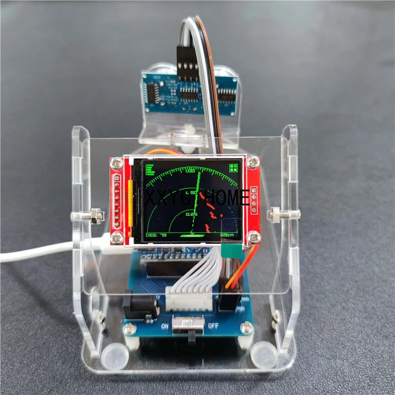 

Ultrasonic Radar Scanning Student Technology to Make Diy Creative Toys Manual Children's Programming Detection Machine