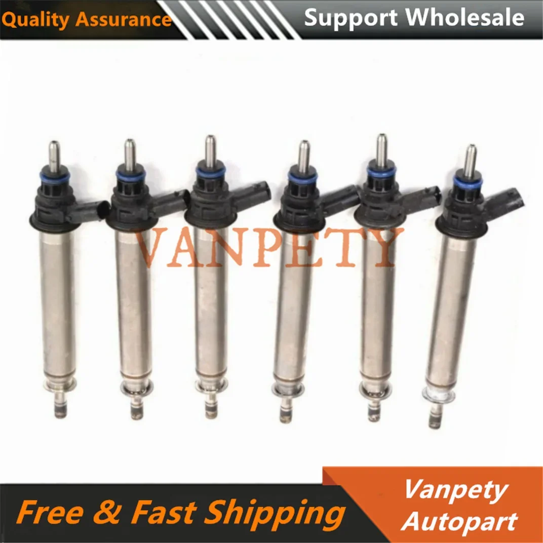 NEW 6PCS 0261500804 Fuel INJECTORS for Mercedes-BENZ A B C Class 160 180 200 220 250 260 AMG GT GTS Roadster C300 C350 C400 C450