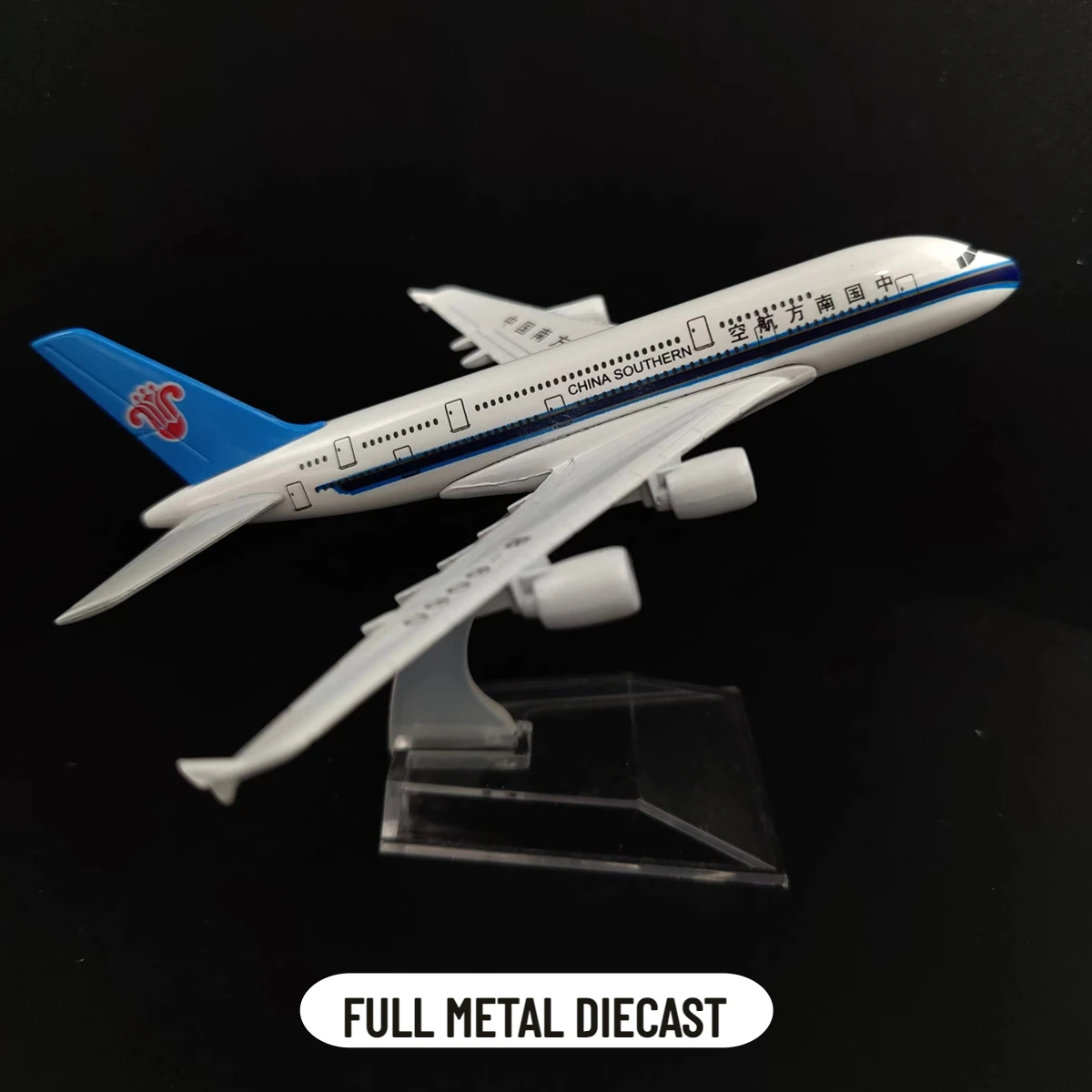 1:400 Metal Aircraft Model Replica, CHINA SOUTHERN A380 Airplane Scale Miniature Art Home Decoration Diecast Aviation Toy Gift