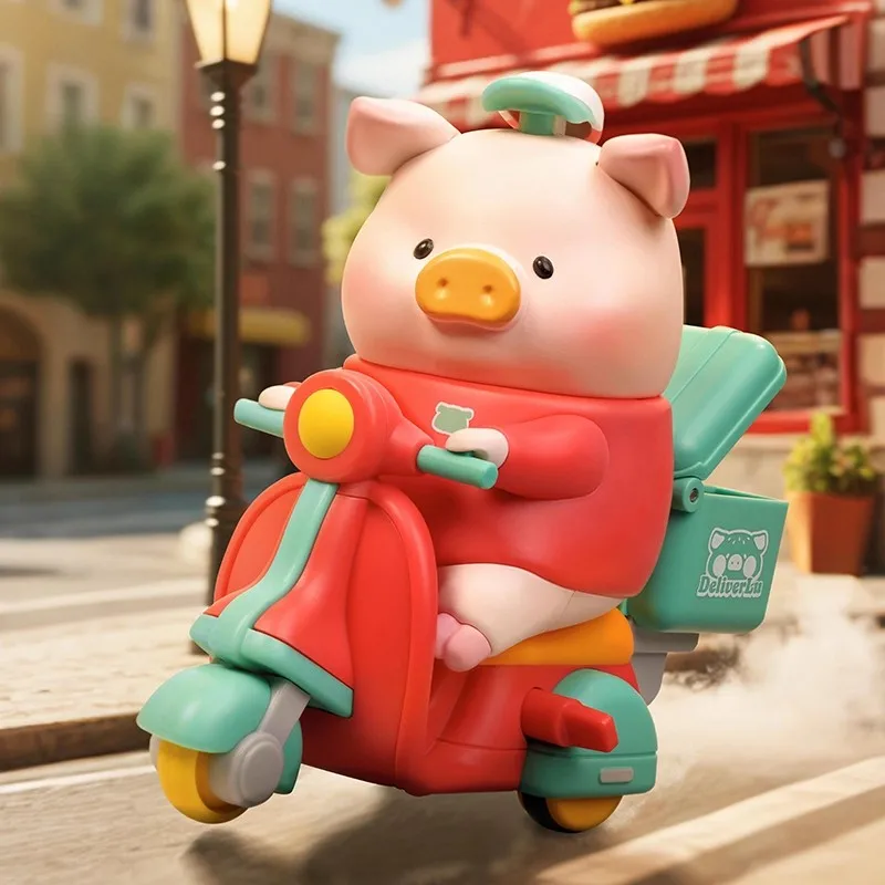 لولو ذا بيجي همبرغر سلسلة التوصيل السريع صندوق أعمى اللعب صندوق الغموض Kawaii نموذج أنيمي عمل الشكل مفاجأة هدية