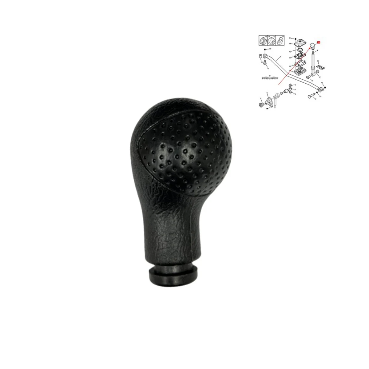 5 Speed Handle Gear Shift Knob Stick for Citroen AX ZX BX Manual Transmission Lever Handle Gear Shift Knob Handball