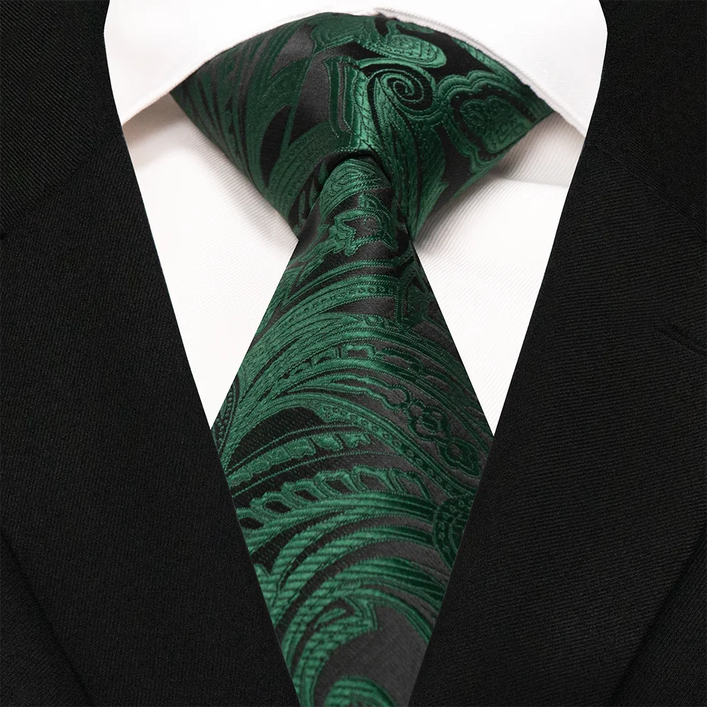 EASTEPIC 8 cm elegante gestreifte Krawatten für Herren, Herren-Accessoire, karierte Krawatte, Paisley-Krawatte, Blumenmuster, für formelle Anlässe, Hochzeitsgeschenk – Detail 19