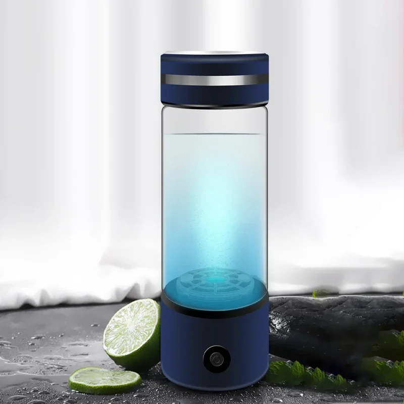 Cawolo Nuovo design portatile idroge ionizzatore d'acqua idroge generatore di acqua bottiglia di vetro con tecnologia pem spe