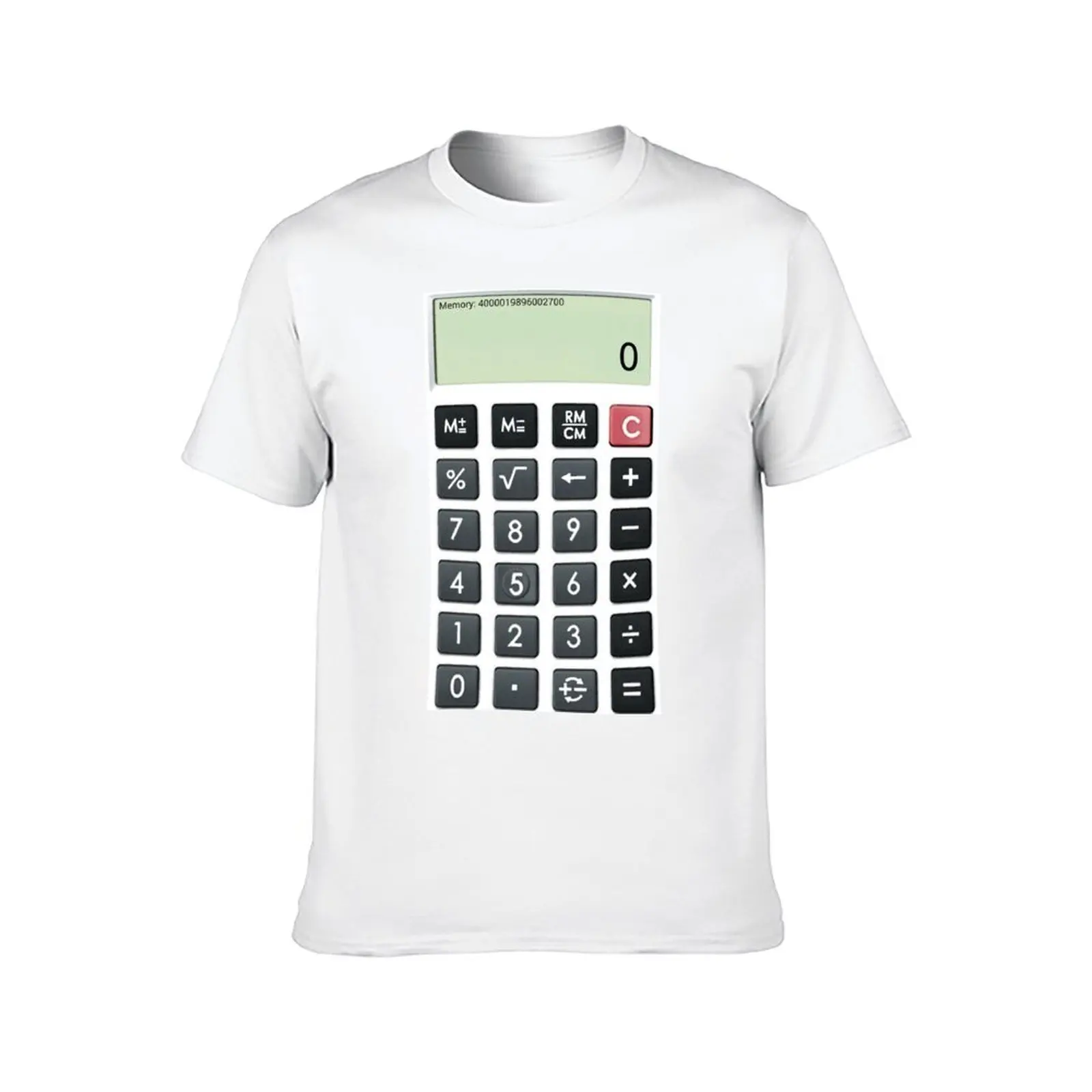 آلة حاسبة تي شيرت رجل جرافيك تي شيرت تي شيرت شخصية تي شيرت