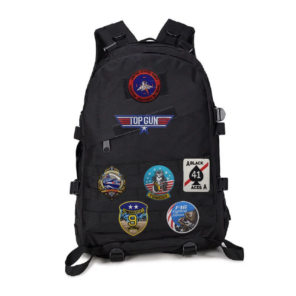 Hot Eagle TOP GUN Maverick Complete Set Jacket 3D Embroidered Cloth Sticker Outdoor Bag Matching Stamp Key Chain Backpack Patch