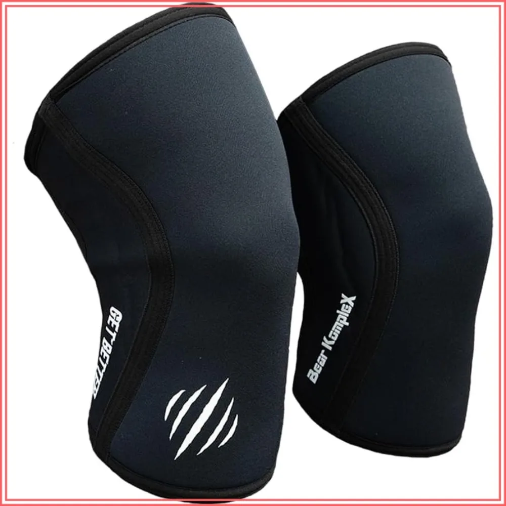 

Knee Sleeves for Weightlifting - 5mm/7mm Compression & Heat Retention for Squats & Powerlifting