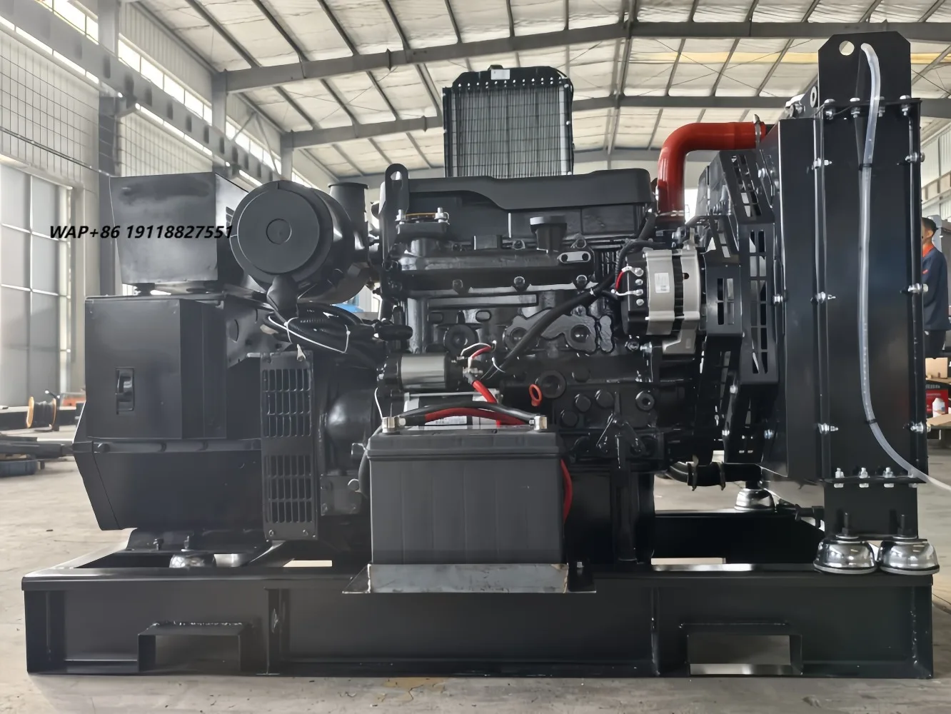 Silent Open Frame Auto Start Generator CumminsWeichia Engine 10-30kva Soundproof ATS 100% Copper Alternator