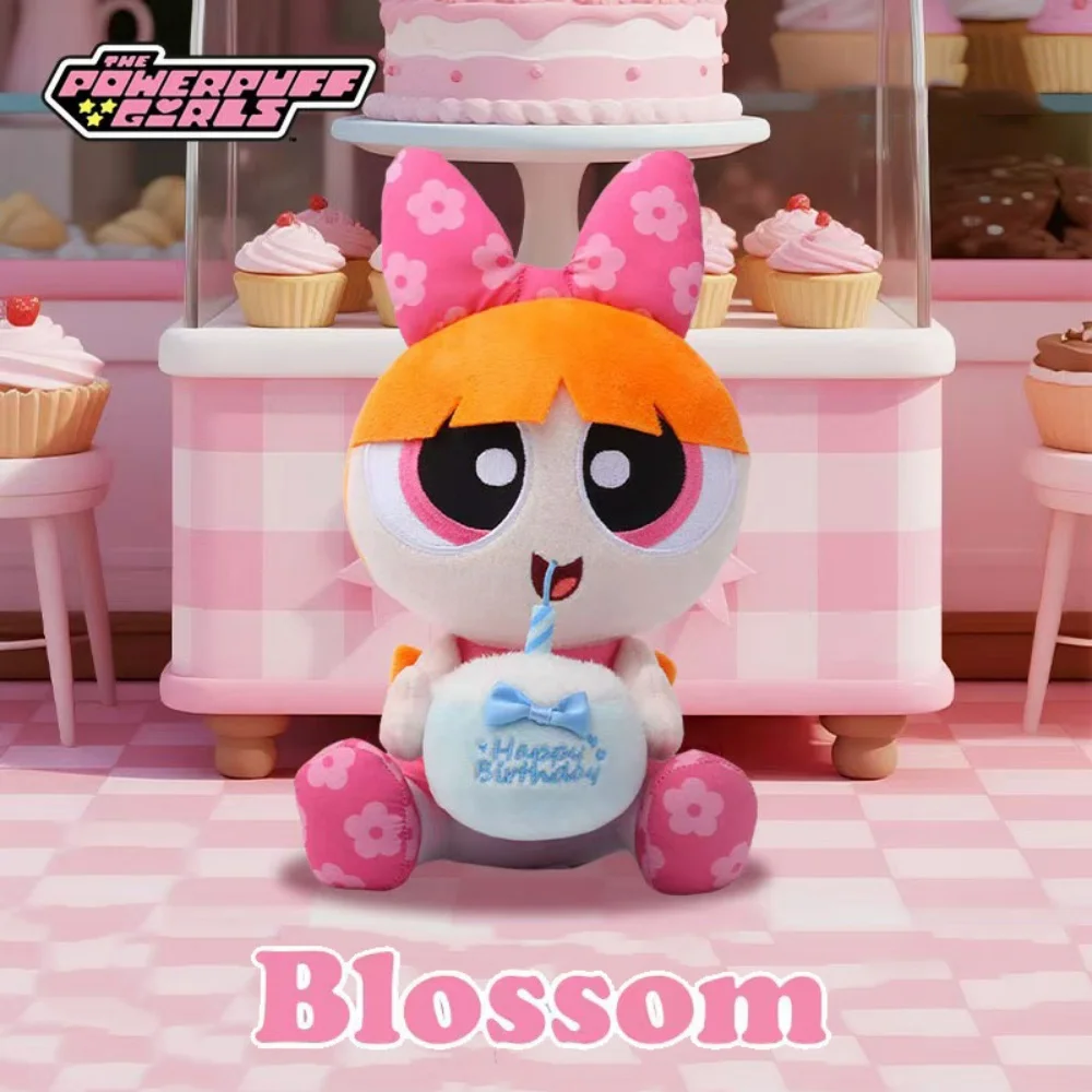Oryginalna pluszowa lalka Powerpuff Girls, dekoracja, kawaii wystrój domu, lalki, kreskówkowe, dziewczęce, z wypełnieniem z bawełny PP, zabawki, prezenty dla dziewczynek