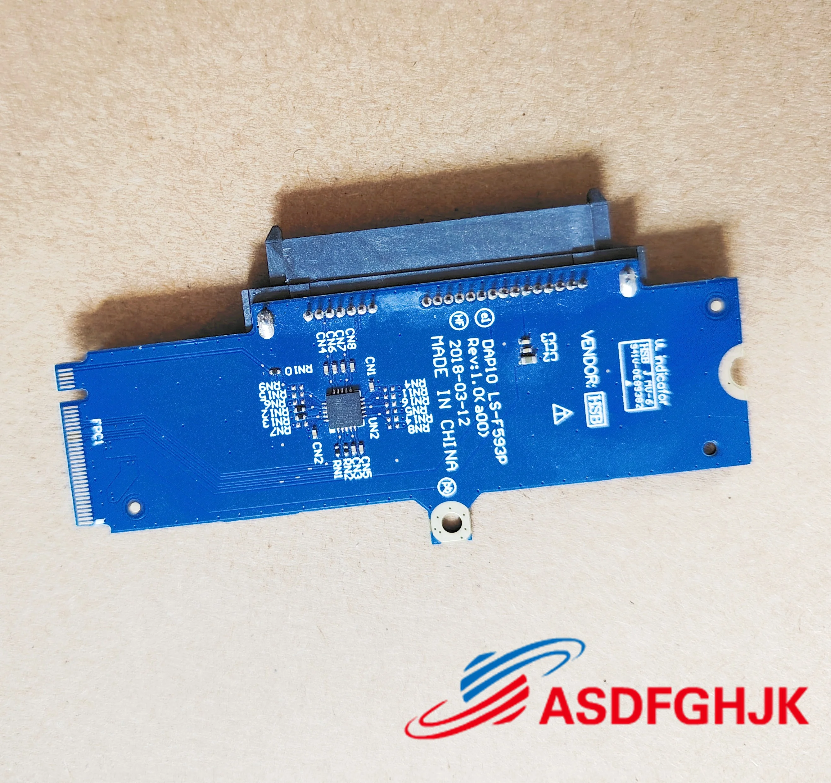 Original 0PRW9D LS-F593P PARA DELL Precision 7530 7540 Placa de interface HDD TESED OK