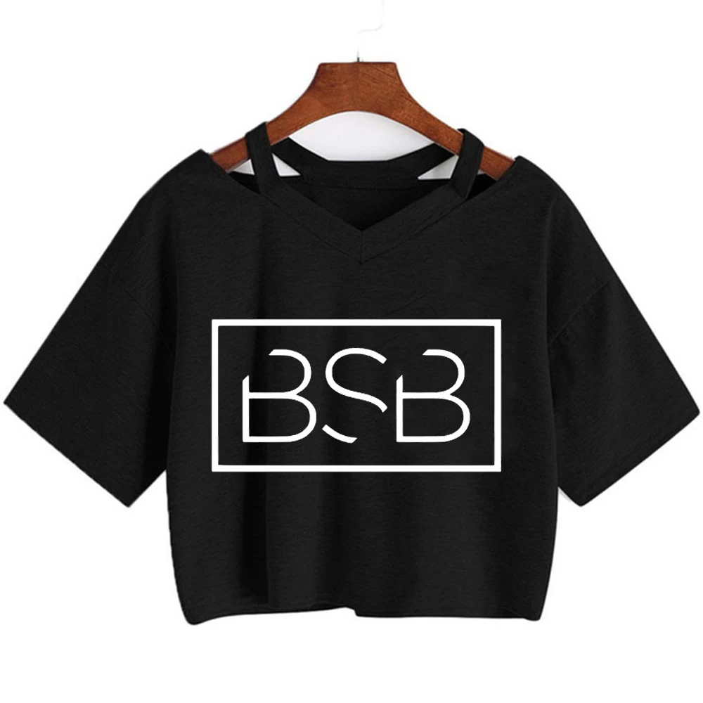Backstreet Boys cropped top female goth meme cutecore alternative  clearance sales t-shirt jojifuku manga anime baddie
