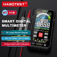 HABOTEST HT116 Digital Multimeter 9999 Counts Auto Range 1000V 10A Tester Meter Ohm Hz Capacitance True RMS Smart Multitester