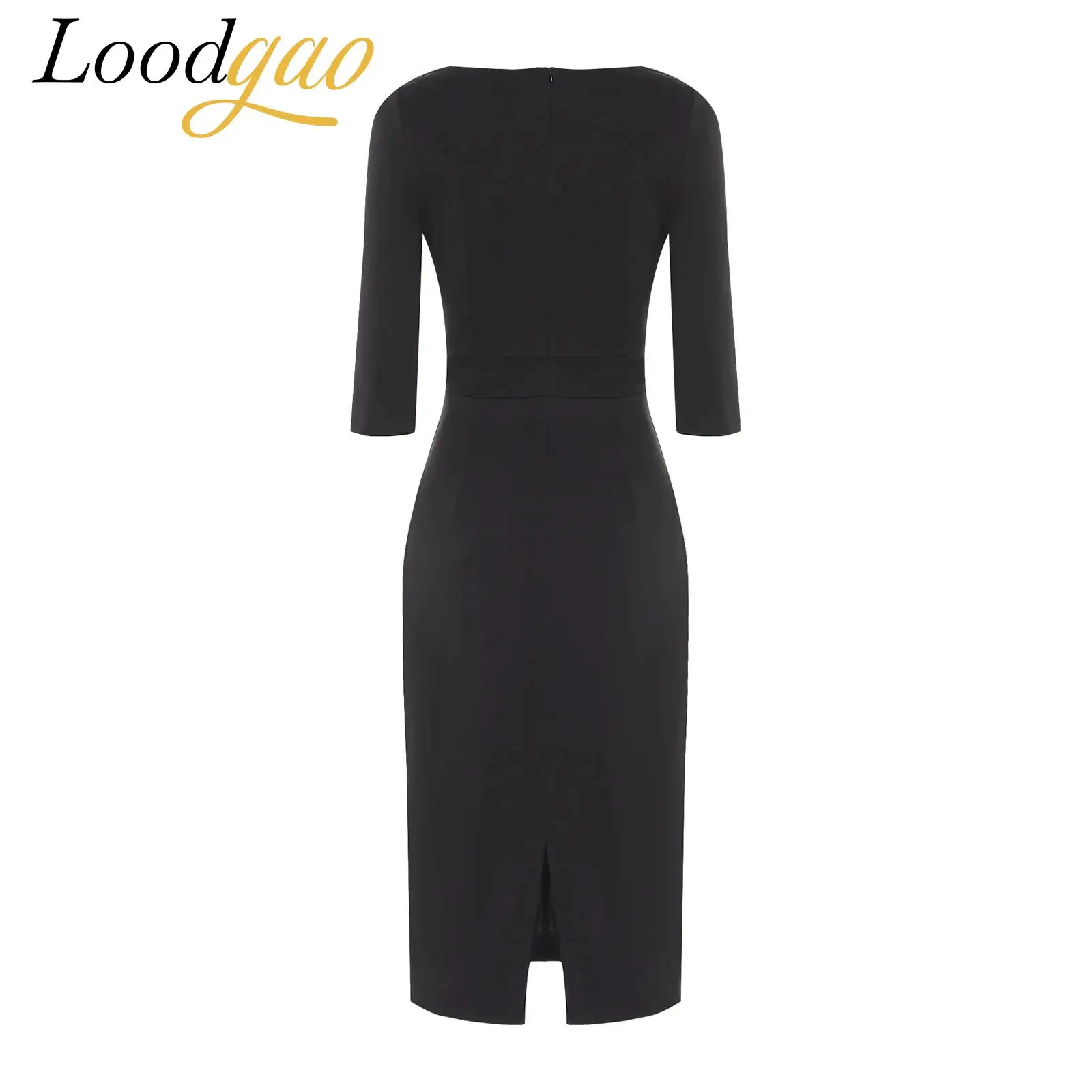 

Pencil Dresses Woman Prom Vestidos Elegant Bodycon Dress Pageant Half Sleeve Work Office Lady Commute Clothes Abendkleider