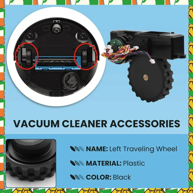 

Professional Tool Replacement Traveling Wheels Motor For Proscenic M6 M6 LDS R2 3Irobotix CRL-200A Robotic Vacuum Cleaner Parts
